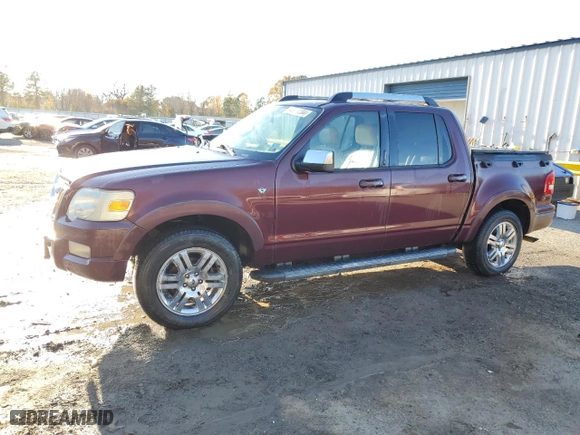 2007 Ford Explorer Sport Trac Limited with VIN 1FMEU33837UB52897, listed as a Copart auction lot 84911204 with 320,468 mi miles and Salvage Title. Bid and sale history available at carsss.com. Image 1.