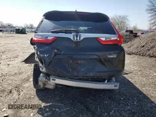 2017 Honda CR-V EX-L with VIN 2HKRW2H86HH618224, listed as a Copart auction lot 52004065 with 87,637 mi miles and Salvage Title. Bid and sale history available at carsss.com. Image 6.