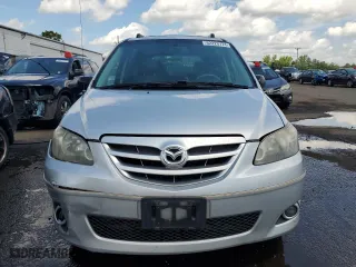 2005 Mazda MPV LX with VIN JM3LW28J650540407, listed as a Copart auction lot 62223774 with 136,977 mi miles and Salvage Title. Bid and sale history available at carsss.com. Image 5.