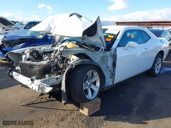 2021 Dodge Challenger SXT with VIN 2C3CDZAG5MH546901, listed as a IAAI auction lot 41447572 with 1 mi miles. Bid and sale history available at carsss.com. Image 2.