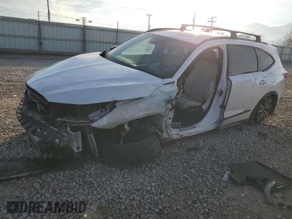2023 Acura MDX Type S w/Advance Package with VIN 5J8YD8H8XPL004146, listed as a Copart auction lot 85973234 with 0 mi miles and Salvage Title. Bid and sale history available at carsss.com. Image 1.