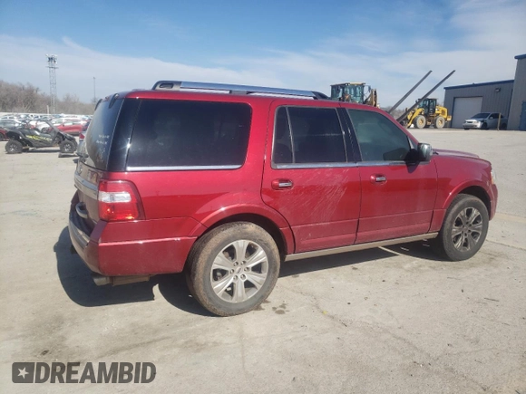 2015 Ford Expedition Platinum with VIN 1FMJU1LT7FEF17789, listed as a Copart auction lot 38524543 with Not provided miles and Salvage title. Bid and sale history available at DreamBid. Image 3.