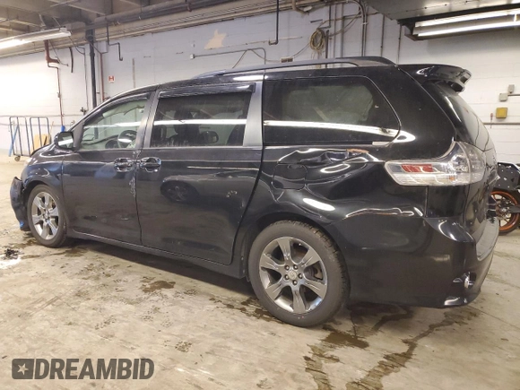 2011 Toyota Sienna SE with VIN 5TDXK3DC5BS115806, listed as a Copart auction lot 41824695 with 214,144 mi miles and Salvage Title. Bid and sale history available at carsss.com. Image 2.