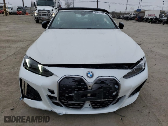 2025 BMW 4 Series 430i with VIN WBA33DB06SCS07578, listed as a Copart auction lot 50272185 with 5,169 mi miles and Salvage Title. Bid and sale history available at carsss.com. Image 5.