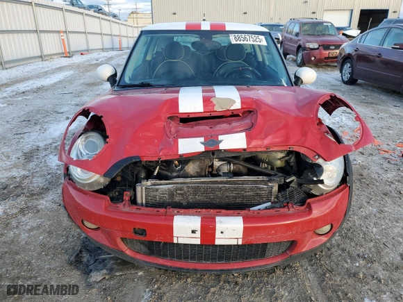 2008 MINI Cooper Hardtop S with VIN WMWMF73538TT92611, listed as a Copart auction lot 88567525 with NaN miles and Non Repairable. Bid and sale history available at carsss.com. Image 5.