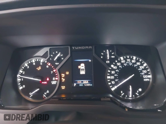 2023 Toyota Tundra Limited with VIN 5TFJA5DB9PX125400, listed as a IAAI auction lot 41336129 with 12,384 mi miles and . Bid and sale history available at DreamBid. Image 7.