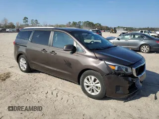 2016 Kia Sedona LX with VIN KNDMB5C11G6090781, listed as a Copart auction lot 41457025 with 131,501 mi miles and Salvage Title. Bid and sale history available at carsss.com. Image 4.