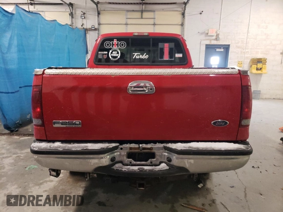 2007 Ford F-250 XL with VIN 1FTSX21P17EB29910, listed as a Copart auction lot 45727165 with 178,104 mi miles and Salvage Title. Bid and sale history available at DreamBid. Image 6.