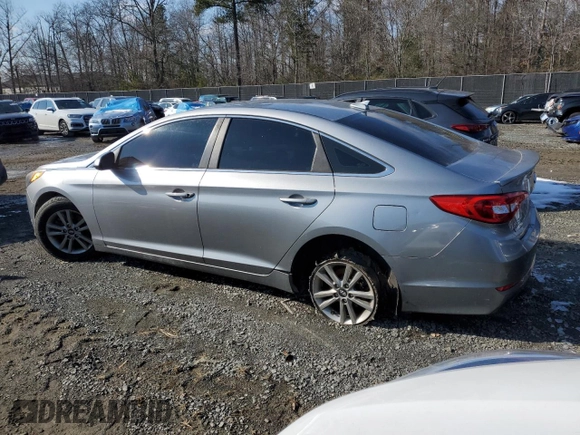 2015 Hyundai Sonata 2.4L SE with VIN 5NPE24AF1FH182149, listed as a Copart auction lot 88495575 with 93,290 mi miles and Salvage Title. Bid and sale history available at carsss.com. Image 2.
