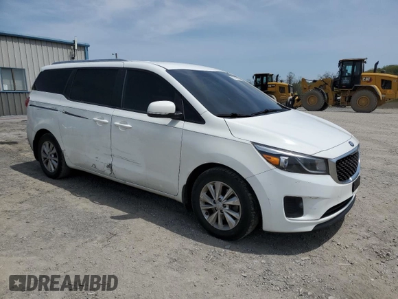 2016 Kia Sedona LX with VIN KNDMB5C18G6125252, listed as a Copart auction lot 55146695 with 138,912 mi miles and Clean Title. Bid and sale history available at carsss.com. Image 4.