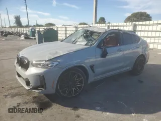 2023 BMW X4 M with VIN 5YM23EC00P9S11365, listed as a Copart auction lot 83022114 with 15,151 mi miles and Non Repairable. Bid and sale history available at carsss.com. Image 1.