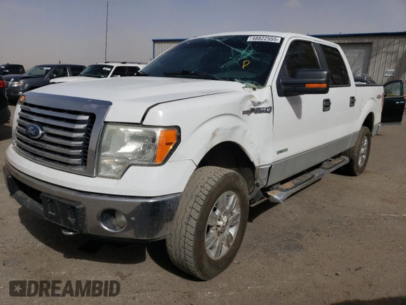 2011 Ford F-150 XLT with VIN 1FTFW1ET0BFC92699, listed as a Copart auction lot 48822555 with 202,806 mi miles and Salvage Title. Bid and sale history available at carsss.com. Image 1.