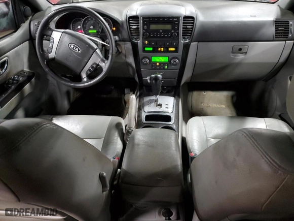 2007 Kia Sorento EX with VIN KNDJC736X75693936, listed as a Copart auction lot 85517424 with 123,428 mi miles and Salvage Title. Bid and sale history available at carsss.com. Image 8.