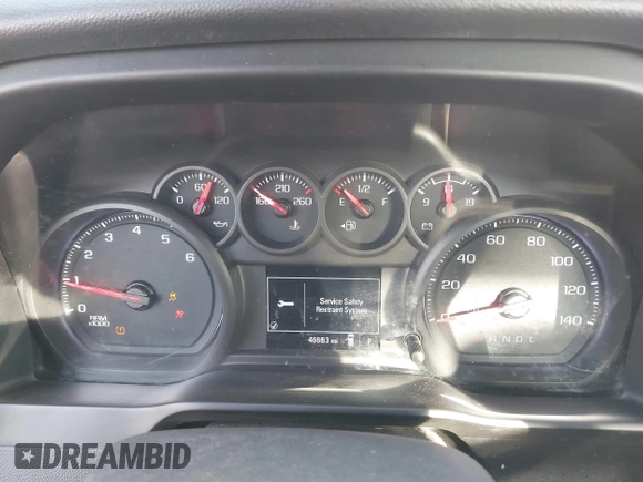 2020 Chevrolet Silverado 1500 Work Truck with VIN 3GCNWAEF6LG262192, listed as a IAAI auction lot 41051629 with 46,663 mi miles. Bid and sale history available at carsss.com. Image 7.