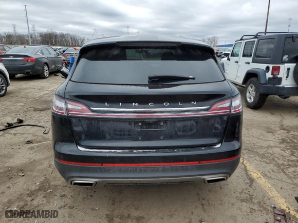 2021 Lincoln Nautilus Standard with VIN 2LMPJ8J95MBL08020, listed as a Copart auction lot 47936055 with 40,261 mi miles and Salvage Title. Bid and sale history available at carsss.com. Image 6.