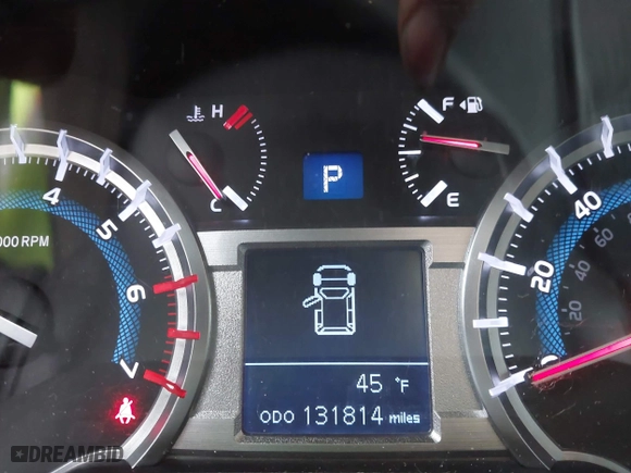 2019 Toyota 4Runner SR5 with VIN JTEBU5JR1K5649556, listed as a IAAI auction lot 41421005 with 131,814 mi miles. Bid and sale history available at carsss.com. Image 15.