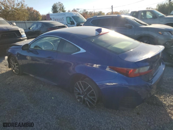 2015 Lexus RC 350 with VIN JTHSE5BC7F5000165, listed as a Copart auction lot 77470704 with 126,525 mi miles and Salvage Title. Bid and sale history available at carsss.com. Image 2.