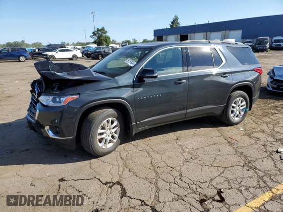 2020 Chevrolet Traverse LT Cloth с VIN 1GNERGKW4LJ225520, выставлен на аукционе Copart как лот 59757934 с пробегом 54 597 миль миль и Списание • Salvage title. История ставок и продаж доступна на DreamBid. Изображение 1.