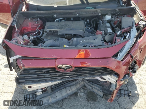 2023 Toyota RAV4 XLE with VIN 2T3W1RFV4PW267940, listed as a Copart auction lot 61827935 with 63,356 mi miles and Salvage title. Bid and sale history available at DreamBid. Image 12.