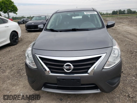 2017 Nissan Versa SV with VIN 3N1CN7AP7HL839843, listed as a Copart auction lot 58480605 with 101,910 mi miles and Salvage title. Bid and sale history available at DreamBid. Image 5.