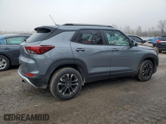 2022 Chevrolet TrailBlazer LT with VIN KL79MPS2XNB007243, listed as a Copart auction lot 39924064 with 47,670 mi miles and . Bid and sale history available at DreamBid. Image 3.