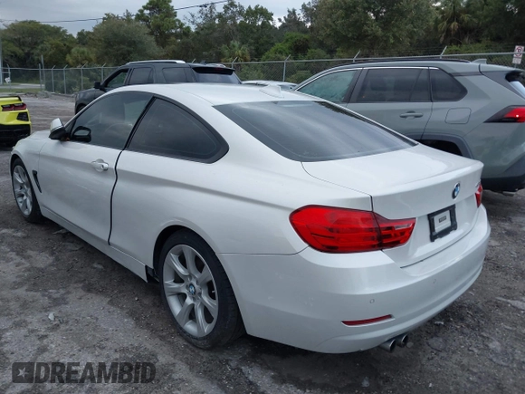 2015 BMW 4 Series 428i with VIN WBA3N3C54FK233803, listed as a IAAI auction lot 40481486 with 74,556 mi miles and . Bid and sale history available at DreamBid. Image 3.