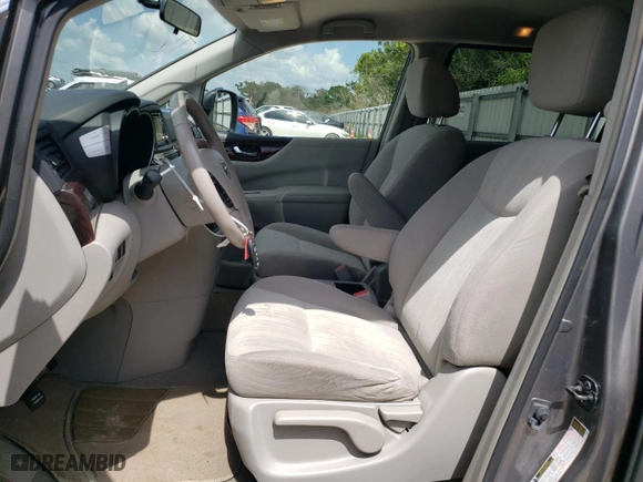 2015 Nissan Quest S with VIN JN8AE2KP3F9128253, listed as a Copart auction lot 63335574 with 81,780 mi miles and Salvage Title. Bid and sale history available at carsss.com. Image 7.