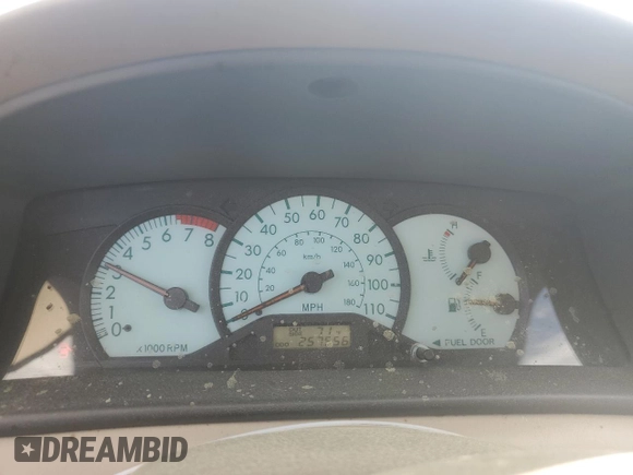 2003 Toyota Corolla CE with VIN 1NXBR32E33Z185243, listed as a Copart auction lot 48849085 with 257,556 mi miles and Salvage Title. Bid and sale history available at DreamBid. Image 9.