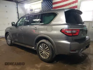 2023 Nissan Armada SL with VIN JN8AY2BD9P9693086, listed as a Copart auction lot 52119795 with 46,439 mi miles and Clean Title. Bid and sale history available at carsss.com. Image 2.