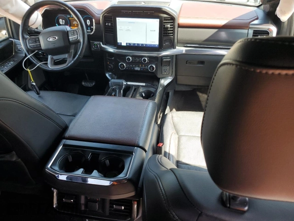 2021 Ford F-150 XL with VIN 1FTFW1E81MFA80456, listed as a Copart auction lot 61268545 with 57,233 mi miles and Salvage title. Bid and sale history available at DreamBid. Image 8.