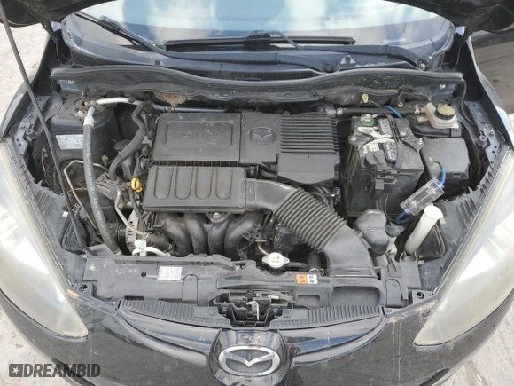 2012 Mazda Mazda2 Touring with VIN JM1DE1LY2C0135317, listed as a Copart auction lot 89382995 with 158,547 mi miles and Salvage Title. Bid and sale history available at carsss.com. Image 12.