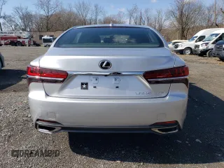 2019 Lexus LS with VIN JTHC51FF1K5007446, listed as a Copart auction lot 51824615 with 9,653 mi miles and Salvage Title. Bid and sale history available at carsss.com. Image 6.