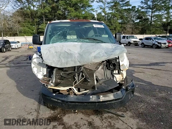 2012 Chevrolet Express Cargo with VIN 1GCWGFFAXC1105507, listed as a Copart auction lot 45477305 with 344,269 mi miles and Salvage title. Bid and sale history available at DreamBid. Image 15.