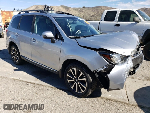 2018 Subaru Forester Touring with VIN JF2SJGWC5JH604342, listed as a Copart auction lot 45248095 with 57,417 mi miles and Salvage Title. Bid and sale history available at carsss.com. Image 4.
