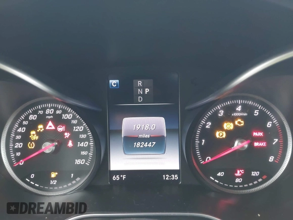 2016 Mercedes-Benz GLC with VIN WDC0G4JB6GF089397, listed as a IAAI auction lot 41505988 with 182,447 mi miles. Bid and sale history available at carsss.com. Image 7.