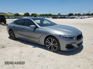 2024 BMW 8 Series 840i with VIN WBAGV2C02RCP37314, listed as a Copart auction lot 56403074 with 94 mi miles and Salvage Title. Bid and sale history available at carsss.com. Image 4.