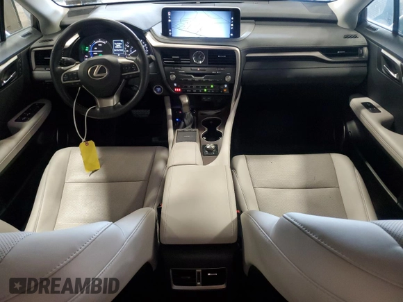 2020 Lexus RX 450h with VIN 2T2HGMDA0LC056485, listed as a Copart auction lot 57323285 with 41,762 mi miles and Salvage title. Bid and sale history available at DreamBid. Image 8.