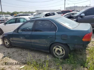 1998 Honda Civic EX with VIN 2HGEJ8549WH614855, listed as a Copart auction lot 66486384 with 100,465 mi miles and Salvage Title. Bid and sale history available at carsss.com. Image 2.