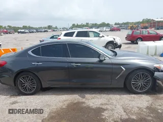 2019 Genesis G70 Advanced z VIN KMTG34LA7KU021443, wystawiony jako IAAI lot #42446270 z przebiegiem 48 025 mil mil oraz . Historia ofert i sprzedaży dostępna na DreamBid. Obrazek 13.