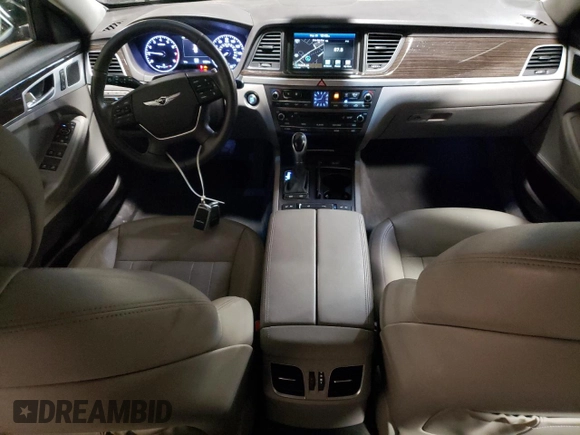 2017 Genesis G80 3.8L with VIN KMHGN4JE1HU199075, listed as a Copart auction lot 72238284 with 41,891 mi miles and Salvage Title. Bid and sale history available at carsss.com. Image 8.