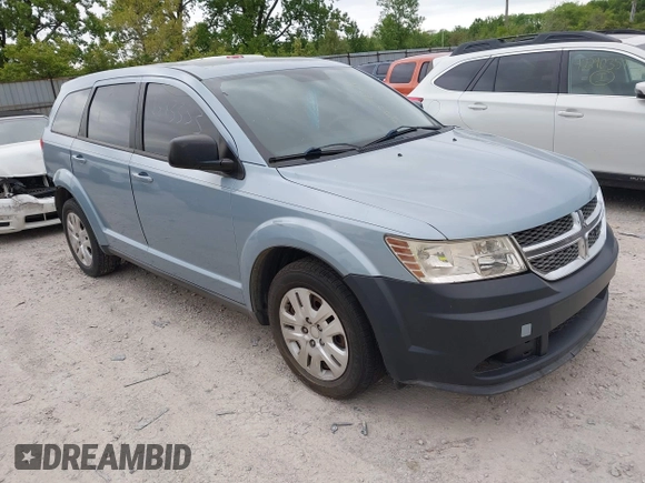 2013 Dodge Journey American Value with VIN 3C4PDCAB0DT578905, listed as a IAAI auction lot 42256264 with 132,582 mi miles and . Bid and sale history available at DreamBid. Image 1.