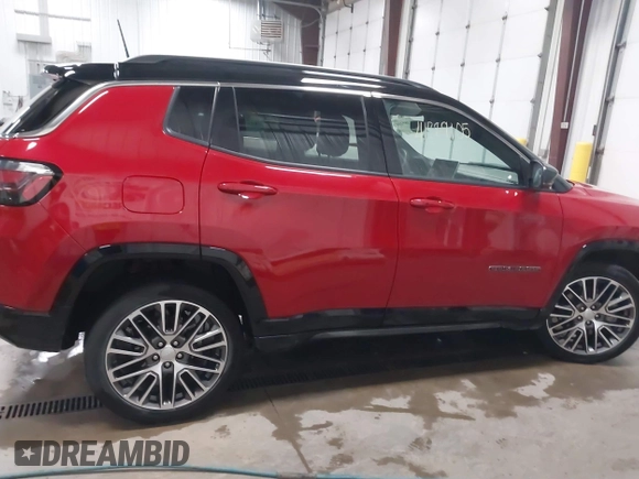2023 Jeep Compass (RED) Edition with VIN 3C4NJDCN3PT524273, listed as a IAAI auction lot 41389105 with 10,453 mi miles and . Bid and sale history available at carsss.com. Image 13.
