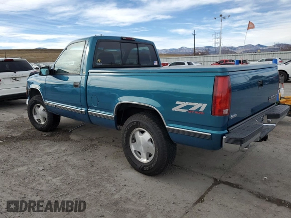 1998 Chevrolet Silverado 1500 with VIN 1GCEK14R1WZ263424, listed as a Copart auction lot 81966434 with 96,078 mi miles and Salvage Title. Bid and sale history available at DreamBid. Image 2.