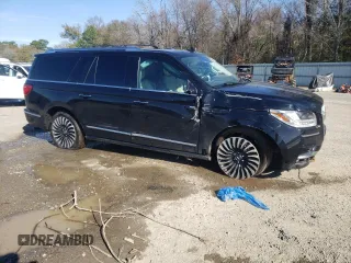 2021 Lincoln Navigator Black Label z VIN 5LMJJ3TT9MEL00758, wystawiony jako Copart lot #87066494 z przebiegiem 103 136 mil mil oraz Szkoda całkowita • Salvage title. Historia ofert i sprzedaży dostępna na DreamBid. Obrazek 4.