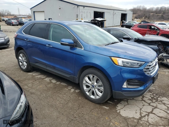 2022 Ford Edge Titanium with VIN 2FMPK4K90NBA13554, listed as a Copart auction lot 50686625 with 94,793 mi miles and Clean Title. Bid and sale history available at carsss.com. Image 4.