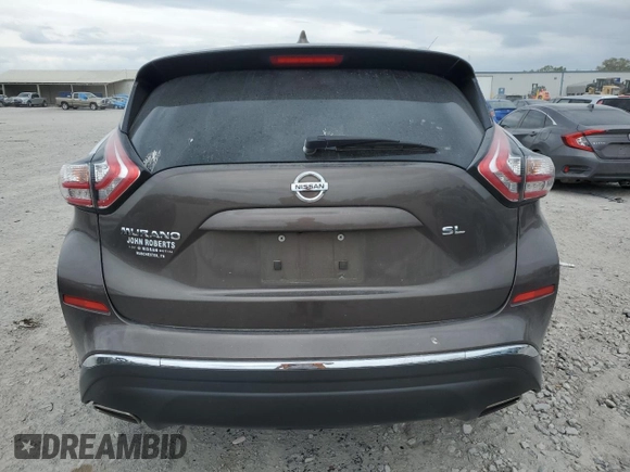 2016 Nissan Murano SL z VIN 5N1AZ2MG2GN141044, wystawiony jako Copart lot #53510865 z przebiegiem Nie podano mil oraz Szkoda całkowita • Salvage title. Historia ofert i sprzedaży dostępna na DreamBid. Obrazek 6.
