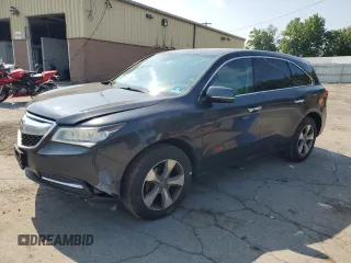 2015 Acura MDX with VIN 5FRYD4H21FB010971, listed as a Copart auction lot 66233125 with 129,789 mi miles and Salvage title. Bid and sale history available at DreamBid. Image 1.