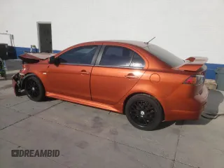 2011 Mitsubishi Lancer Ralliart with VIN JA32V6FV2BU041238, listed as a Copart auction lot 62651394 with 142,469 mi miles and Salvage Title. Bid and sale history available at DreamBid. Image 2.