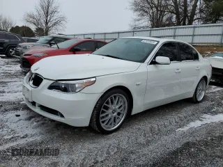 2005 BMW 5 Series 530i with VIN WBANA73545CR60380, listed as a Copart auction lot 87524625 with 82,164 mi miles and Clean Title. Bid and sale history available at carsss.com. Image 1.