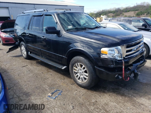 2013 Ford Expedition EL Limited with VIN 1FMJK2A51DEF16876, listed as a Copart auction lot 52362974 with 75,744 mi miles and Non Repairable. Bid and sale history available at carsss.com. Image 4.